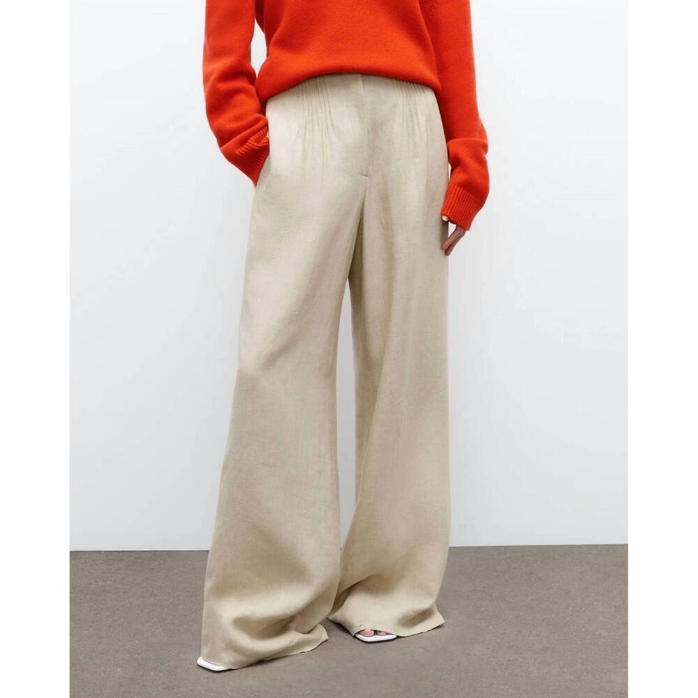 NEW TWP mini pleat trouser pant in safari